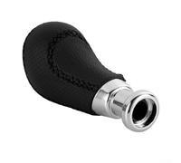 5 vitesses en plastique ABS et cuir synthétique pour Lada Largus Intérieur pour Gear Vesta pour Vaz pour Kalina Upgrade Samara Shift - Bouton de rechange à ajustement direct Niva (noir)