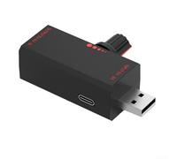 5 W DC Régulateur de ventilateur de type C avec interrupteur, en continu pour régulateur de vitesse PWM pour refroidissement PC et pompe à eau, noir