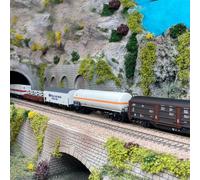 5 wagons de marchandises avec chargement, DB, Ep IV - MARKLIN 47370 - HO 1/87