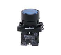 5 x 22mm 1 NO N/O Blue Sign Momentary Push Button Switch 600V 10A