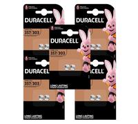 5 X 2er Blister Duracell 357/303 Pile Bouton V357 V303 SR44, 1.5V
