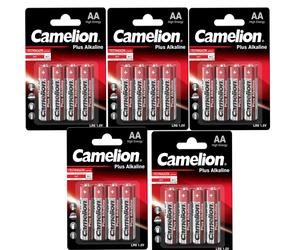 5 X 4er-Pack Camelion Plus Alcalin Aa LR6 - BP4 1.5 V Haute Énergie