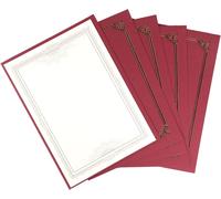 5 X A4 Certificate Covers With Flap Thick Cardboard Hard Card Document Cover For Diploma Contract Commercial Speech