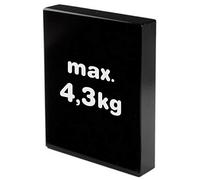 5 x Aimant rectangulaire Bloc magnétique 20 x 20 x 3 mm Néodyme N45 (NdFeB) Époxy - Force 4,3 kg - Parallélépipède magnétique - 5 pièces - Aimants super puissants pour l'industrie et la maison