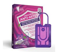 5 x Anti-mites Textiles | Jusqu’à 2 mois de protection par crochet | Anti-mites Vêtements | Antimites Vêtements Puissant | Parfum Lavande | Répulsifs à mites de vêtements