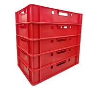 5 x bacs à viande E1 Rouge