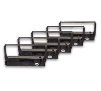 5 x bande d'encrage vhbw de type ERC-23, C43S015360, ERC-23B pour imprimante matricielle Sanyo ECR 3210, ECR 590, ECR 590 Series, ECR 595, ER 3210.