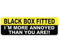 5 X Black Box Vinyl Car Window Stickers 30cm X 10cm