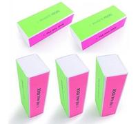 5 X Bloc Polissoir Ponçage Polissage 4 façade Lime à ongles pour vernis à ongles Gel semi permanent Manucure 996
