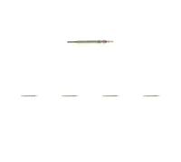 5 x Bougie de préchauffage BOSCH pour AUDI, BENTLEY, CUPRA, MAN, PORSCHE, SEAT,