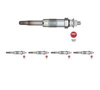 5 x Bougie de préchauffage NGK pour ALFA ROMEO, FIAT, LAND ROVER 164, 33, 33 33
