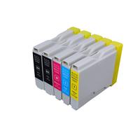 5 x Cartouche d'encre compatible Brother LC1000, LC970 pour imprimantes DCP-350C, DCP-330C, DCP-135C, DCP-150C, DCP-153C, DCP-353C, DCP-357C, DCP-540CN, DCP-560CN, DCP-750CW, DCP-770CW, FAX-1355, F