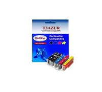 5 x cartouches compatibles pgi580xl, cli851xl pour canon pixma ts8251, ts8252, ts8300, ts8350 -
