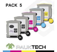 5 x Cartouches D'Encre Noir x2 Cyan / Magenta / Jaune Compatible EPSON T0711 / T0712 / T0713 / T0714 Avec Epson Stylus SX 400 Series