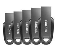 5 x Clé USB SanDisk Ultra Curve 32Go USB 3.2 Gen1 100MB/s SDCZ550-032G-G46 (paquet de cinq) G