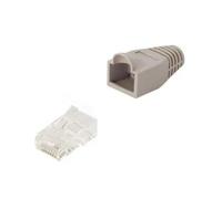 5 x connecteur MP0072 RJ45 cat : plaqué or 6a système : 8p8c pour lignes LOGI...