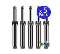 5 x Diffuseur d'arrosage Hunter PSU-04-15A avec buse réglable 15A. Portée 4,5 m, Tuyère d'arrosage hauteur de tige 10 cm