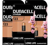 5 X Duracell Batterie au Lithium Photo Détecteur Et Autres CR123 1er-Blister