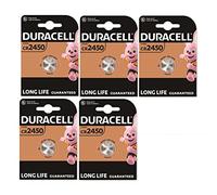 5 x Duracell Cr 2450 Lithium (5 ampoules de 1 batterie) 5 piles