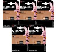 5 X Duracell Haute Puissance Lithium CR2 3V 900 mAh