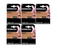 5 x Duracell MN27 27A A27 8LR732 (5 ampoules de 1 batterie) 5 piles