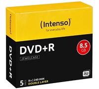 5 x DVD + R Double Couche de 8,5 Go 8 x Boîtiers