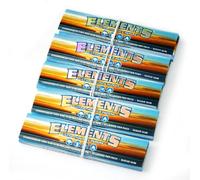 5 x Elements Ultra mince riz Papers CONNOISSEUR King Size Slim + TIPS