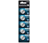 5 x everaActive CR2032 3 V Lithium Piles Bouton (1 Carte Blister)