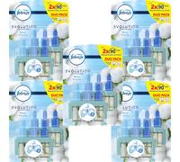 5 X Febreze 3Volution Recharge Reine Fraîche Duo (2x20ml)