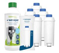 5 x filtres à eau pour Delonghi DLS C002, ECAM, ESAM, ETAM + détartrant écolo...