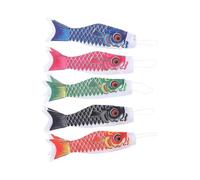 5 X Japanese Carp Windsock, Streamers, Fish Flag, Kite, Koinobori,40cm Yu