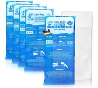 5 X Large Multi Pack With Fleece Cover-Cold And Hot Pads-Microwave Safe-Made In Germany (05 Pieces-Large)