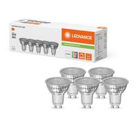 5 X Ledvance LED Verre Réflecteur PAR16 4,5W= 50W GU10 Blanc Neutre 4000K