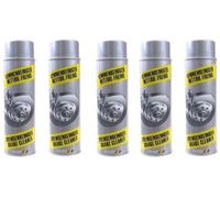 5 x/Liseret Nettoyant pour frein 500 ml spray aérosol
