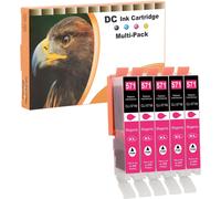 5 X Magenta Ink Cartridges Compatible With Canon Pixma Cli-571M Xl For Canon Pixma Mg5750 Mg5751 Mg5752 Mg5753 Mg6850 Mg6852 Mg7750 Mg7751 Ts5050 Ts5051 Ts5053 Ts5055 Ts6055 22 Ts6 051 Ts6052