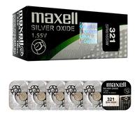 5 X MAXELL 321 Piles Oxydes D'Argent 1.55V SR616SW SR616 Montres 0% Mercure