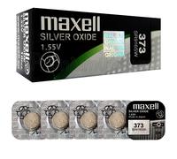 5 X Maxell 373 Piles En Oxyde D'Argent 1,55V SR916W SR68 V373 Montres 0% Mercure