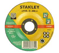 5 X MEULE ABRASIVE POUR PIERRE Ø 115 x 3,2 - art. STA32075-QZ