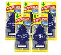5 x Miracle Arbre Sport Orginal Désodorisant parfum frais véhicule Parfum 1 pièce