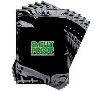 5 X Noir odorant Proof refermable Sacs choisir à partir de 6 tailles, Plastique, XL 32CM X 43CM