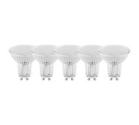 5 X Osram LED PAR16 Verre Réflecteur 4,3W = 30W GU10 350lm Chaud 2700K 120°