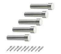 5 x Patères TUULA III Acier inoxydable massif 70 mm - Le design rencontre la fonction - Crochet pour vêtements Crochet mural Crochet pour manteaux de SOTECH