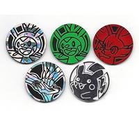 5 x Pokemon Game coins All different Randomly chosen
