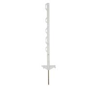 5 x poteaux de clôture en osier poteau en plastique blanc 71 cm de hauteur po...
