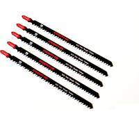 5 X Professional Jigsaw Blade 180 Mm T Body T744d Extra Long Wooden Jigsaw