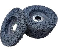 5 x Rostio CSD Disque Noir 125 mm Disque de nettoyage - Disque abrasif pour Flex - Meuleuse d'angle