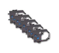 5 x ruban, ruban en nylon, bande d'encrage vhbw pour imprimante matricielle Lexmark 2480, 2481, 2490, 2491