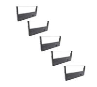 5 x ruban, ruban en nylon, bande d'encrage vhbw pour imprimante matricielle Tally Genicom 6300