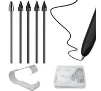 5 x S Pen Tips Compatible avec Samsung, S Pen Tips de remplacement, Titanium Alloy Tips, Titanium Durable Metal Tips Compatible avec Samsung Galaxy Tab N10 20 S6 S7 S8 S9 S9FE S7FE S6Lite S10 (Pinces)