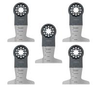 5 x SabreCut SCFN65J_5 65mm x 40mm bimétallique (BIM) longue durée 14 TPI lames à dents grossières compatibles avec Bosch Fein Starlock/Starlock Plus et Starlock Max Système de montage multi-outils